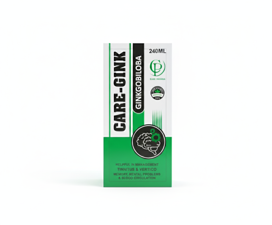 Ginkgo Biloba supplement packaging on a white background