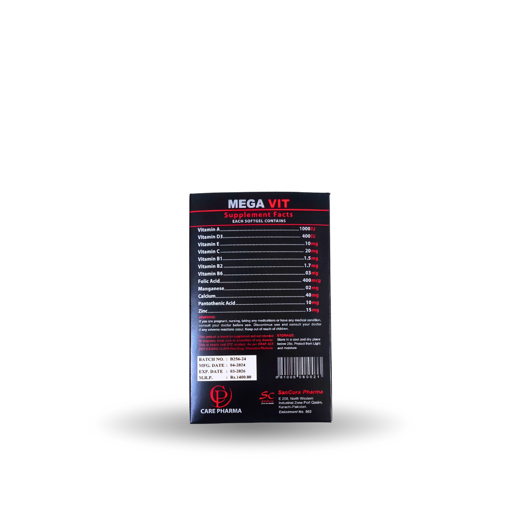 Megavit – Multivitamin Softgels