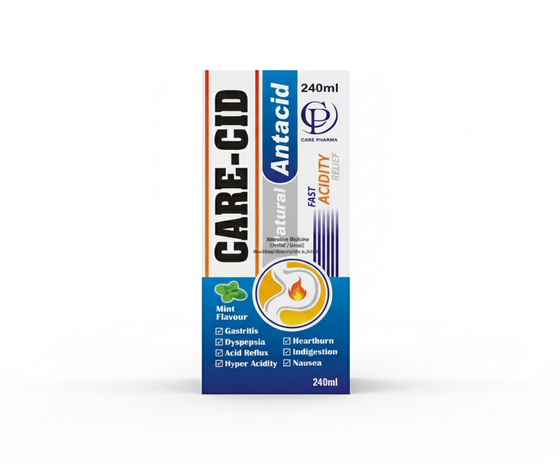 Care-Cid – Antacid Syrup 240ml Coming soon Care Pharma