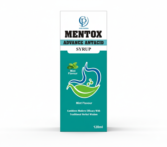Mentox: Advanced Antacid Syrup 120ml Coming soon Care Pharma